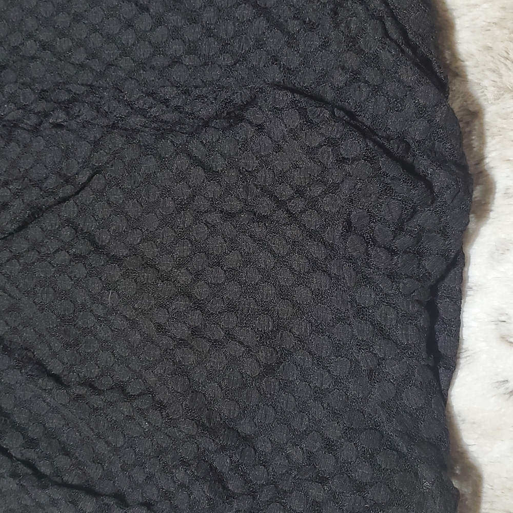 Max Studio Black Ruched Bottom Billowy Blouse Top Size Small NWT - Picture 2 of 6